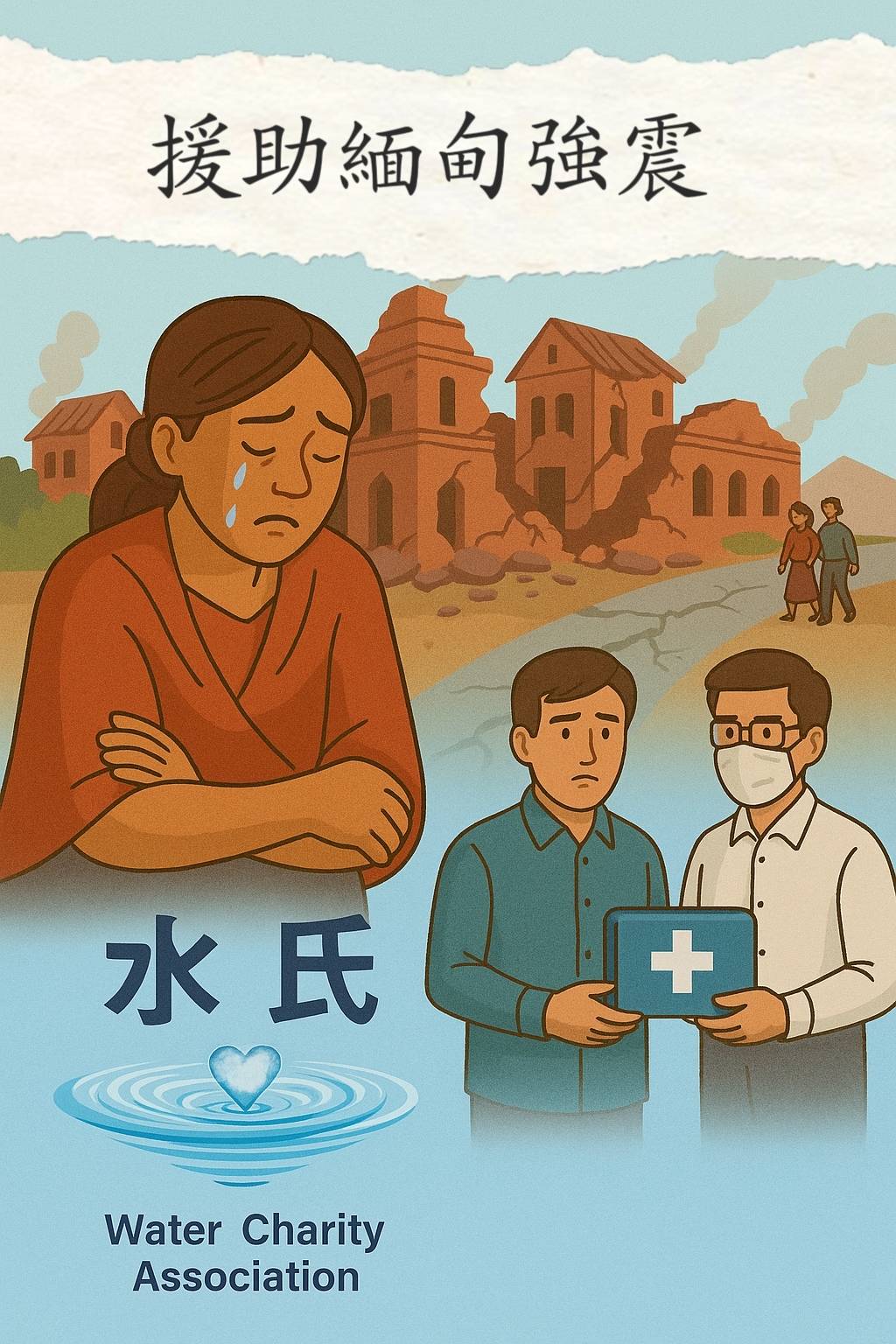 援助緬甸・讓愛跨越災難
